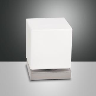 FABAS LUCE No. 3407-30-178 LED Tischleuchte Brenta weiß nickel 14 cm Touchdimmer