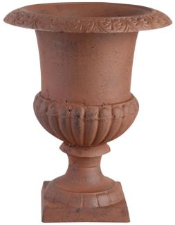 3 Stück Esschert Design Blumentopf, Übertopf Französische Vase, Amphore auf Sockel, Größe S, ca. 17 cm x 17 cm x 22 cm