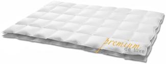 Hanskruchen Premium de Luxe Daunendecke, 90% Daunen, 10% Federn, EXTRA LEICHT, 135 x 220 cm