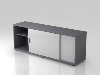 Sideboard 1,5OH beids. nutzbar Graphit / Grau