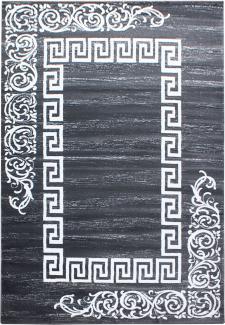 Kurzflor Teppich Matteo rechteckig - 240x340 cm - Grau
