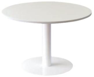 PAPERFLOW Easydesk - Tisch - rund - weiß - weiß