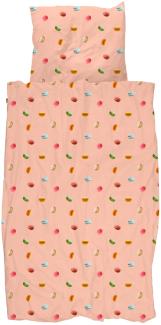 Snurk Macarons Bettbezug Pink 140 x 200 / 220 cm R