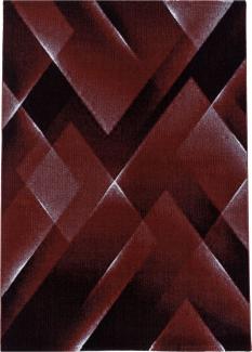 Kurzflor Teppich Clara rechteckig - 240x340 cm - Rot