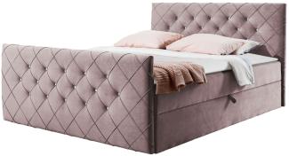 Boxspringbett Utren (Amor Velvet 4308, Größe: 160x200 cm)