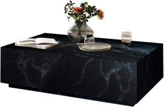 Couchtisch 120x75 Marmor Optik Beistelltisch Sofatisch Wohnzimmer Tisch weiß