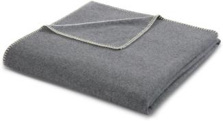 Biederlack Plaid Light Wool | 150x200 cm | grey