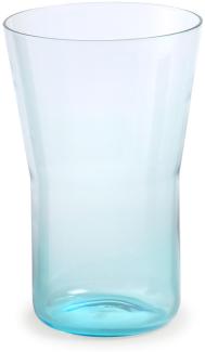 Authentics Piu Vase 20, Glas Mundgeblasen, Hellblau, 20 cm, Ø 13 cm, 2818666