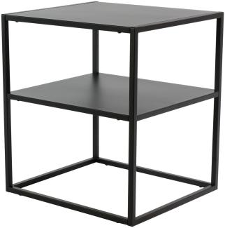 osoltus cube Industrie Stil Tisch Beistelltisch Stahl schwarz 45x40x50cm