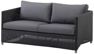 Cane-Line Diamond 2-Sitzer Sofa inkl. Kissen 8502LGSG