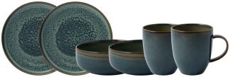 like. by Villeroy & Boch Vorteilset 4 Stück Crafted Breeze Fruehstuecks Set 6tlg. Premium Porcelain grün 1951679071 und Geschenk + Spende