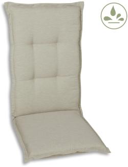 GO-DE Sesselauflage beige 50 x 120 x 7 cm