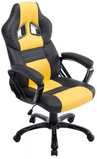 Bürostuhl Pedro schwarz/gelb