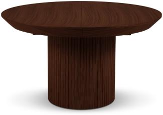 Micadoni 6-Sitzer Tisch ausziehbar Nicole | Oberfläche Dark Oak und Dark Brown Oak