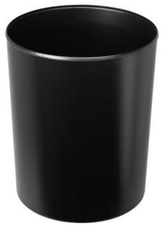 Papierkorb 20 Liter schwarz mit Alu- Einsatz schwer entflammbar