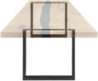 Tischgestell | 2 Stück | Rechteckig | 70x72 cm | Stahl - Schwarz