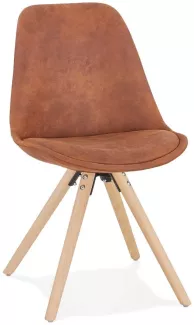 Kokoon Design Stuhl Charlie Braun und Natur