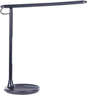 Schreibtischlampe LED Metall schwarz 38 cm verstellbar DRACO