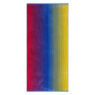 SUMMER STRIPES cobalt Strandtuch 75x160cm 100% Mesopotamische Baumwolle