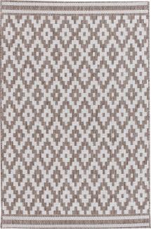 Dekoria Teppich Modern Rhombs mink/wool 120x170cm