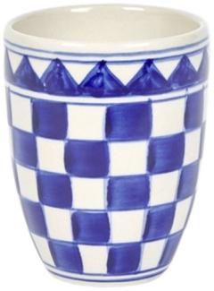 Lambert Becher Küchenkaro White/Blue (8cm) 20259