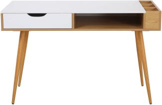 Schreibtisch DEUNA in weiß, T60 x B120 x H75 cm