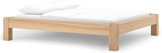 Dico Buche Massivholz Bettrahmen Select Premium ohne Kopfteil, durchgehende Lamelle Größe 180x220 cm