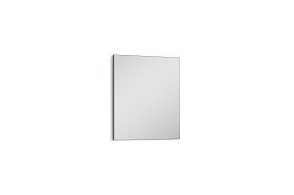 Homexperts 'JUSTUS' Spiegel, Holzwerkstoff Spanplatte grau, B 60 x H 70 x T 2 cm