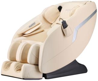 Home Deluxe 'Kelso' Massagesessel mit Heizfunktion und Bluetooth-Lautsprecher, beige