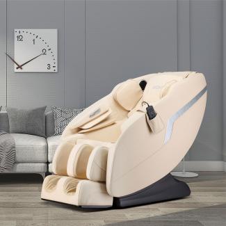 Home Deluxe 'Kelso' Massagesessel mit Heizfunktion und Bluetooth-Lautsprecher, beige