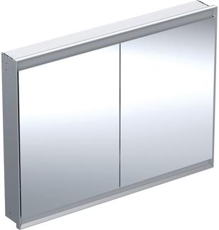 Geberit ONE Spiegelschrank mit ComfortLight, 2 Türen, Unterputzmontage, 120x90x15cm, 505. 805. 00, Farbe: Aluminium eloxiert - 505. 805. 00. 1
