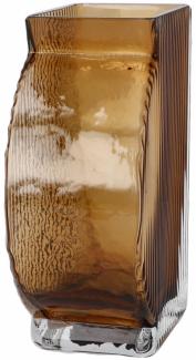 Goebel Vase Smoky Amber, Dekovase, Blumenvase, Glas, Braun, 15 cm, 23122851