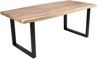Holz Tisch TAWAN 200x100cm Suar massiv Tischbeine Garten Gartentisch Esstisch