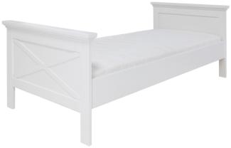 Kidsmill Savigno Bett Weiß mit Kreuz 90 x 200 cm Weiß