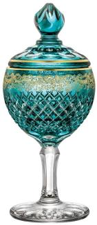 Pokal Kristallglas Arabeske azur (36 cm)