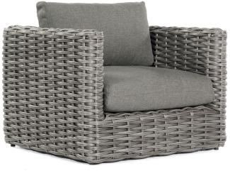 Sonnenpartner Loungesessel Sands Aluminium mit Polyrattan charcoal Lounge-Sessel
