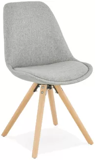 Kokoon Design Stuhl Brasa Grau und Natur