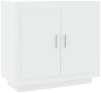 Sideboard Weiß 80x40x75 cm Holzwerkstoff