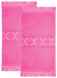 pad Gästehandtücher-Set Harlem Pink (30x50cm) (2-teilig) 10195-M40-3050