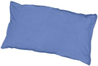 Traumhaft gut schlafen Stone-Washed-Bettwäsche aus 100% Baumwolle, in versch. Farben und Größen : 40 x 80 cm : Jeans