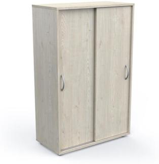 Wäscheschrank >Nexty< in Topanga Eiche aus Holzwerkstoff - 68x106x33cm (BxHxT)