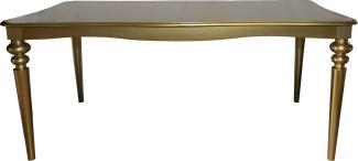 Casa Padrino Barock Luxus Esstisch Gold ausziehbar 180 - 230 cm - Limited Edition
