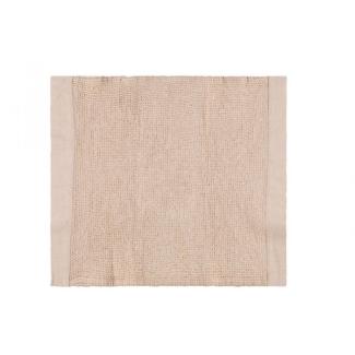Rento Saunabank Handtuch Kenno 50 x 60 Beige - Weiß