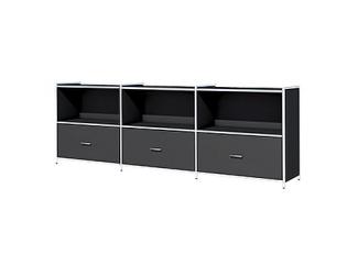 Großes Sideboard Artline, 236x38x78 cm, Weiß