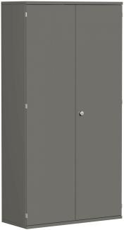 Garderobenschrank mit ausziehbarem Garderobenhalter, 100x42x192cm, Graphit