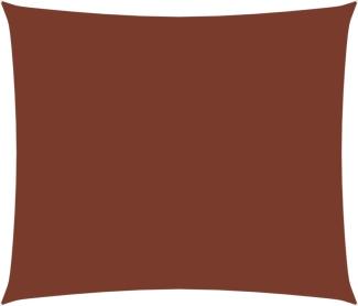 vidaXL Sonnensegel Oxford-Gewebe Rechteckig 6x7 m Terracotta-Rot