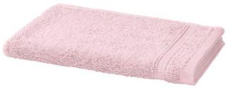 Handtuch Baumwolle Plain Design - Farbe: Rosa, Größe: 30x50 cm