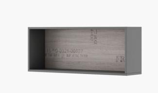 Wandregal "Segovia" Wandboard 90cm graphit Santana Oak