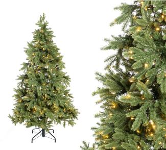 Evergreen Künstlicher Weihnachtsbaum Roswell Kiefer LED | Grün | 180 cm