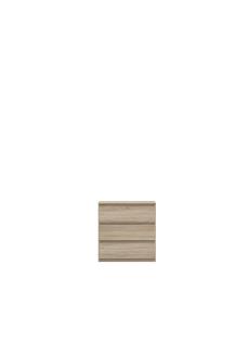 FORTE Chelsea Kommode, Holzwerkstoff, Beige, 77,2 x 79,9 x 42,2 cm